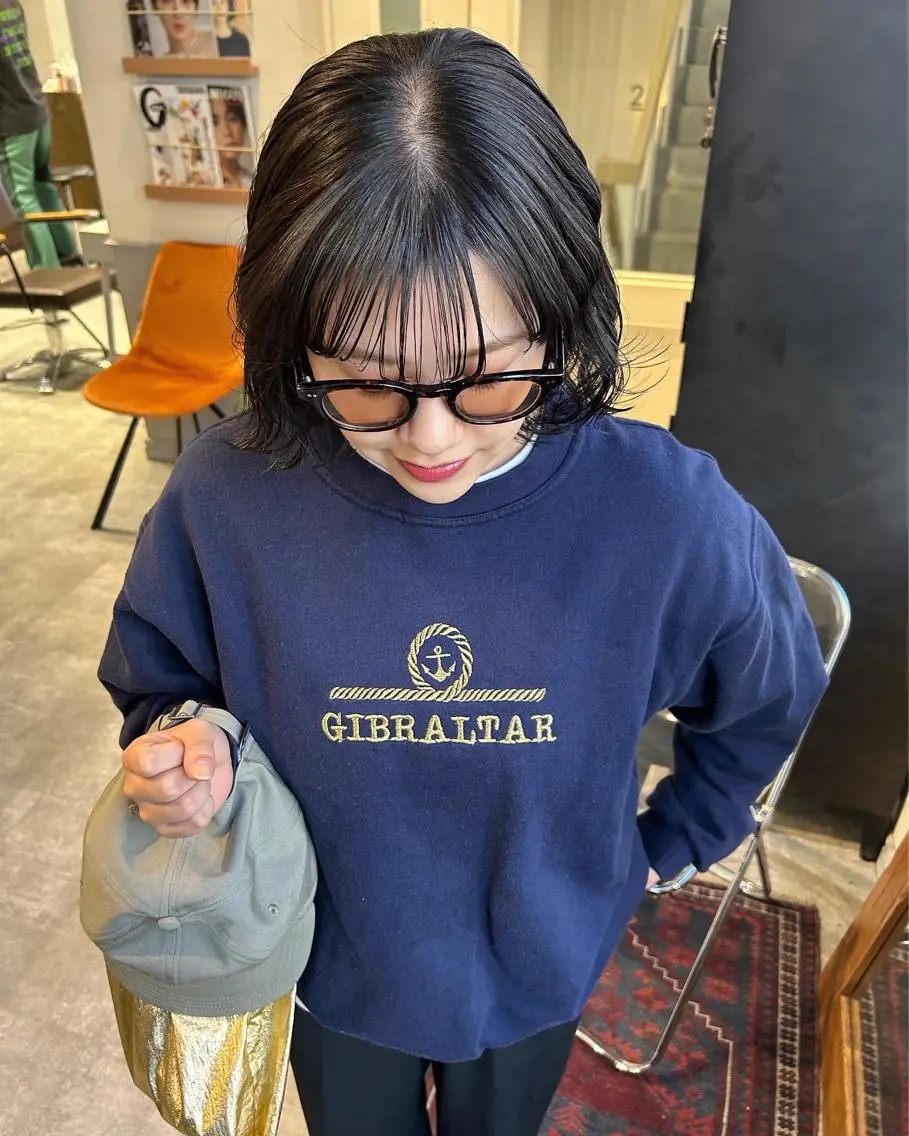 ミディアム キッズ 薄暮 マツイ　レンのヘアスタイル