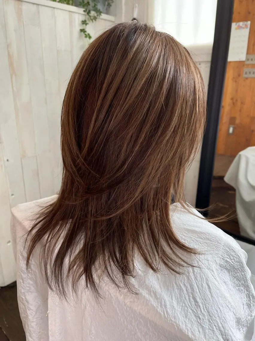 セミロング 紙屋 隼人のヘアスタイル