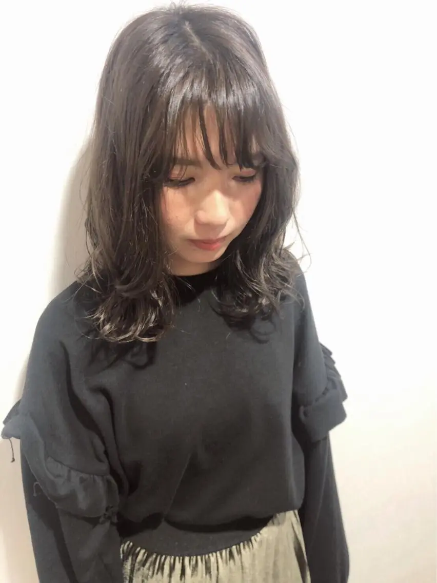 ミディアム カラー ブリーチ 透明感カラー イルミナカラー ブリーチなしカラー 美髪・髪質改善 有田怜平のヘアスタイル