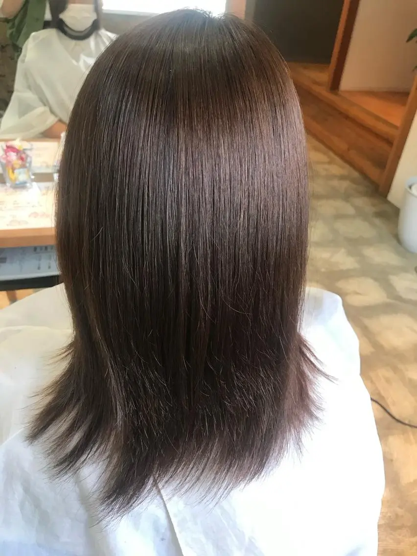 ミディアム 透明感カラー wacoのヘアスタイル