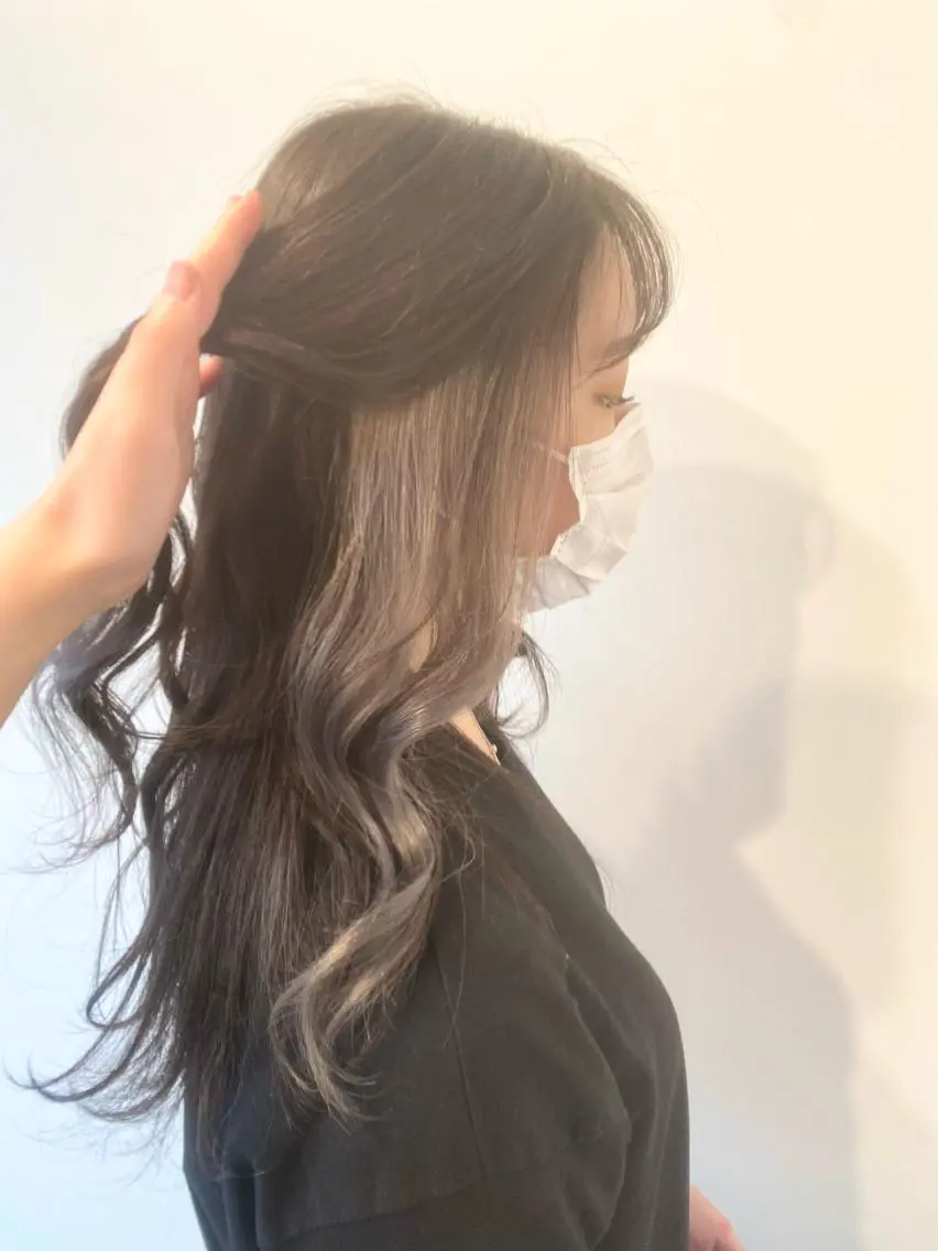 カラー グレージュ シルバー シルバーグレージュ ヘアカラー 🎀暖色/オリーブ カラー🎀seinaのヘアスタイル