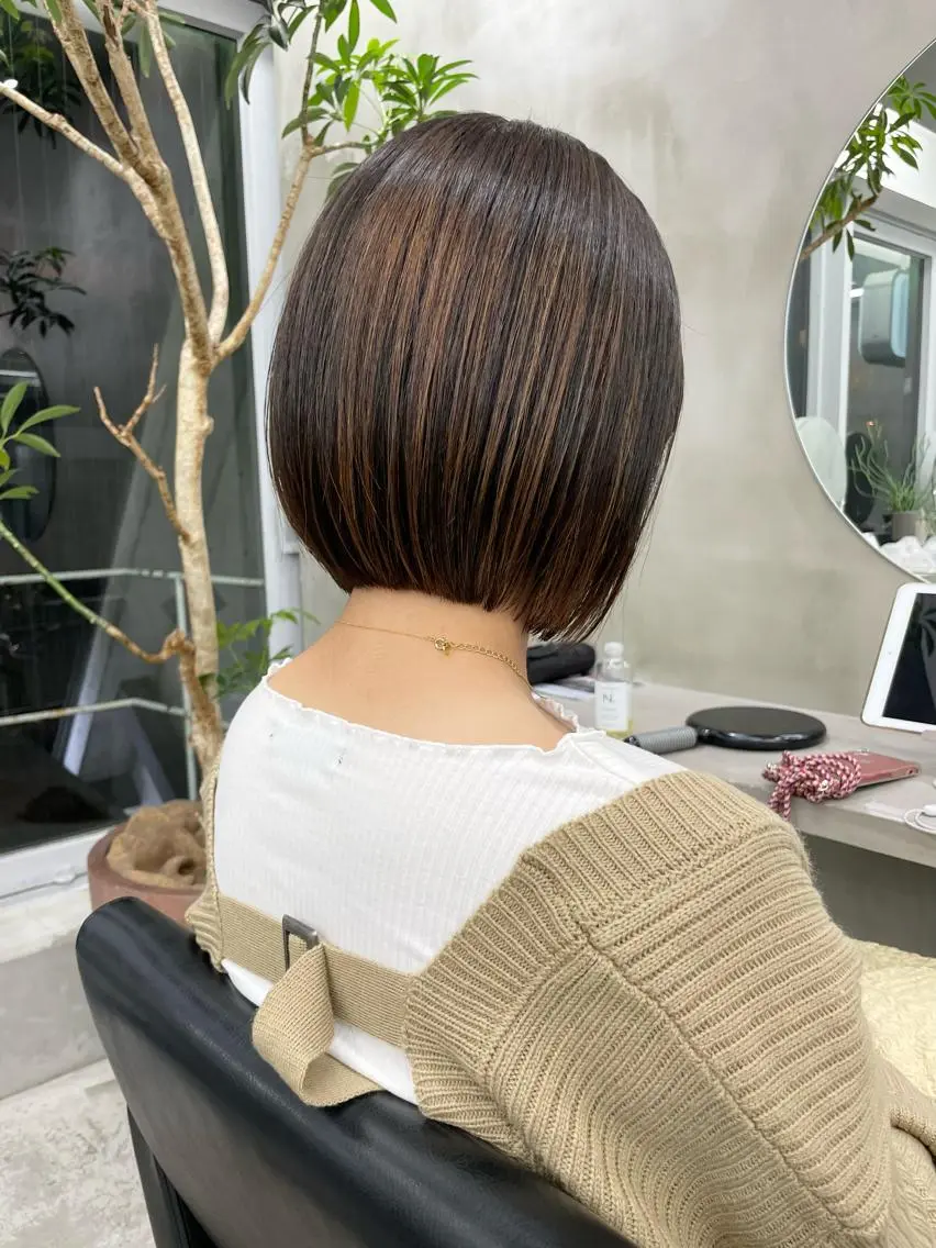 ショート カラー 華 /ショート/ボブのヘアスタイル