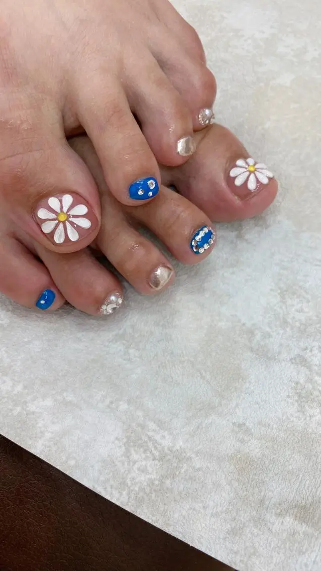 ネイル フットネイル nailsalon ∞ ﾐｶﾅﾙ ∞のネイルデザイン