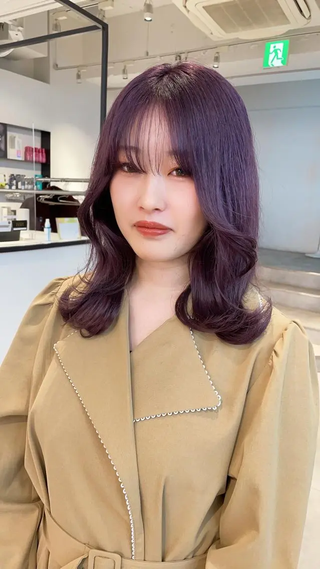 カラー ヘアカラー 🎀ボブ+ハイトーン シュカ👶🏻のヘアスタイル