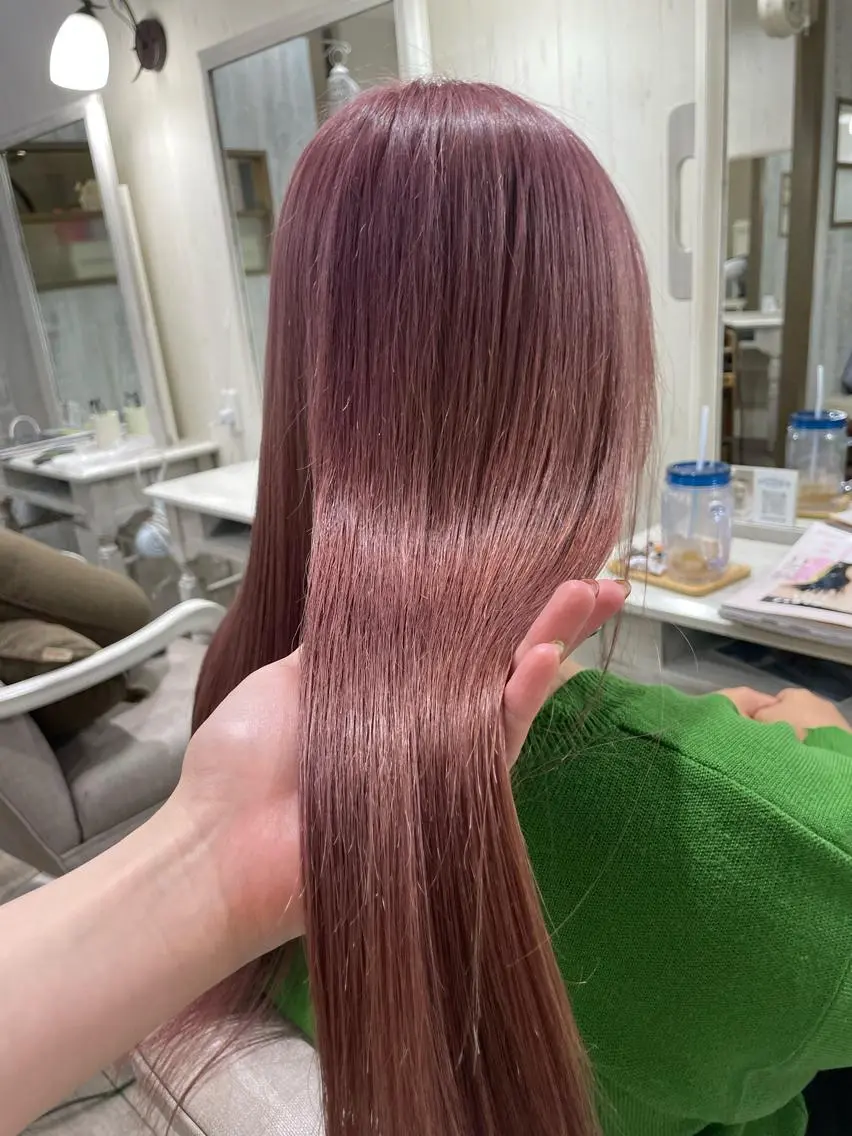ロング ネモトメイナ🌿 今月末で退職しますのヘアスタイル