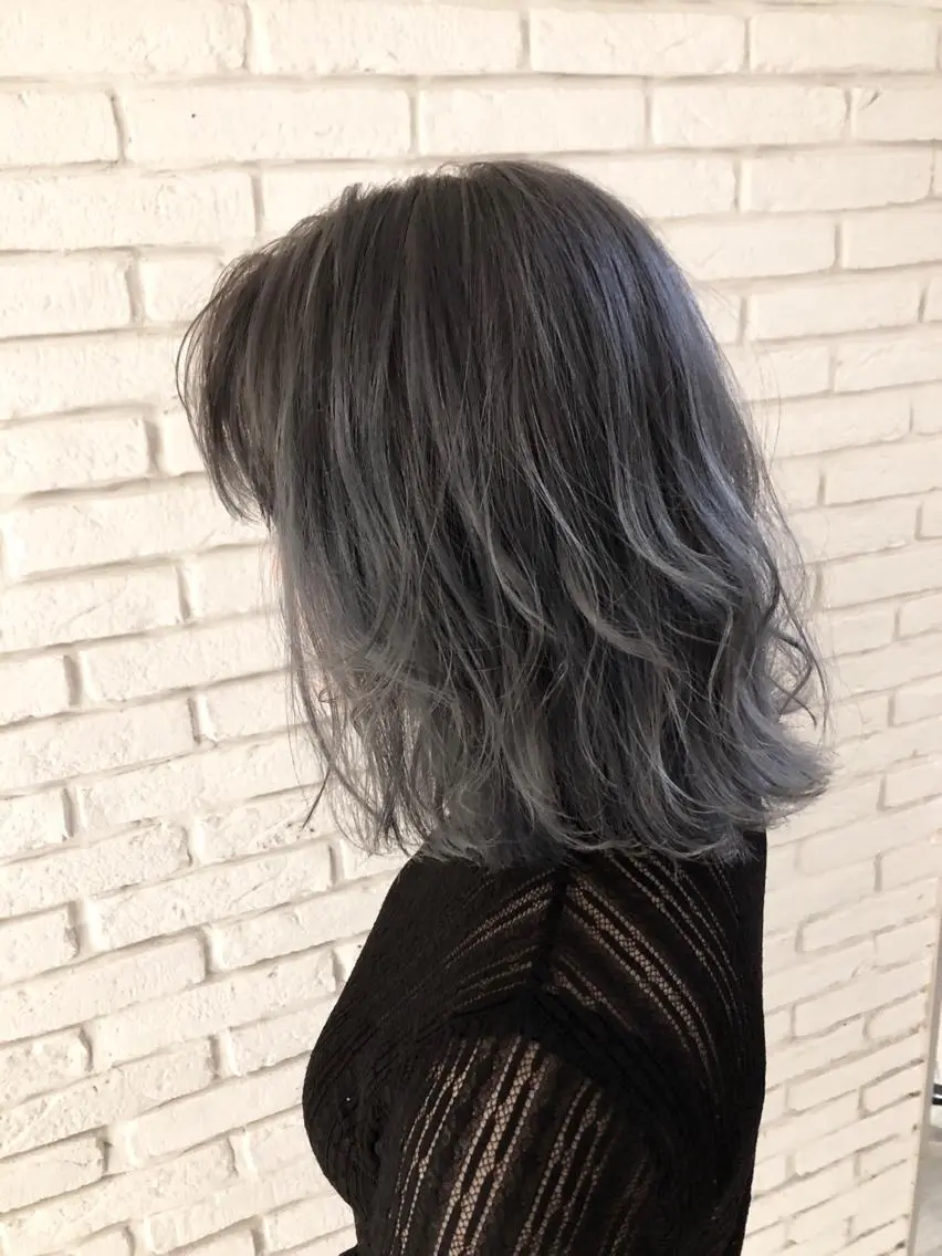 ミディアム カラー 宮下 浩一のヘアスタイル