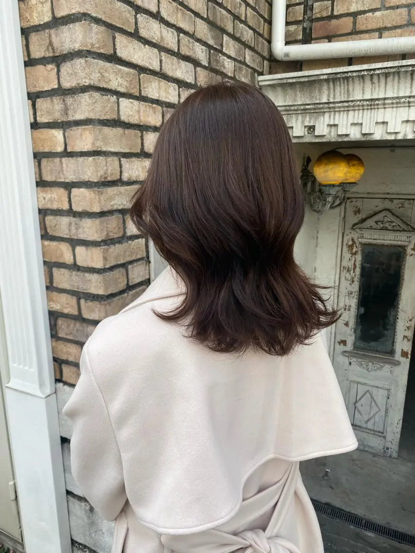 ミディアム カラー お任せヘア☘️☘️ 及川渚のヘアスタイル