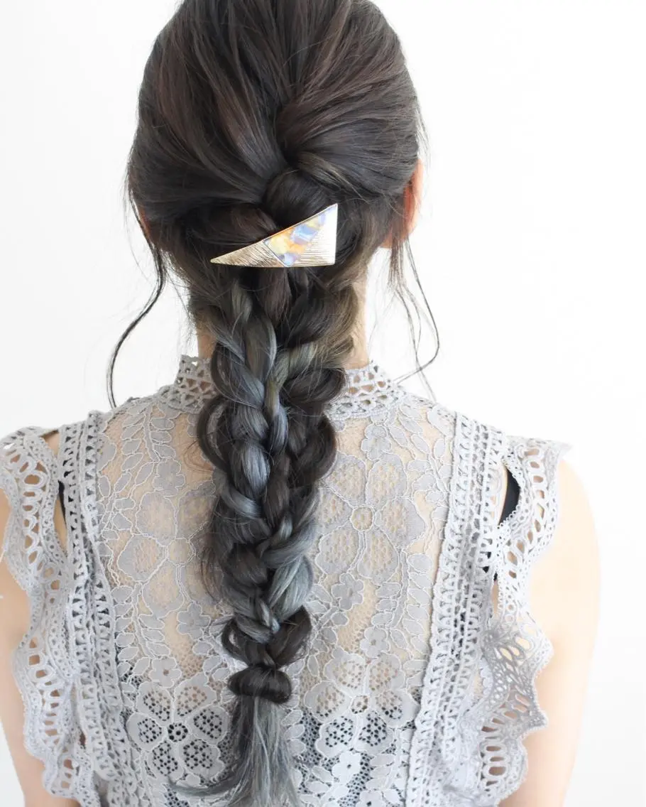 ロング カラー インナーカラー 松田 光雄のヘアスタイル