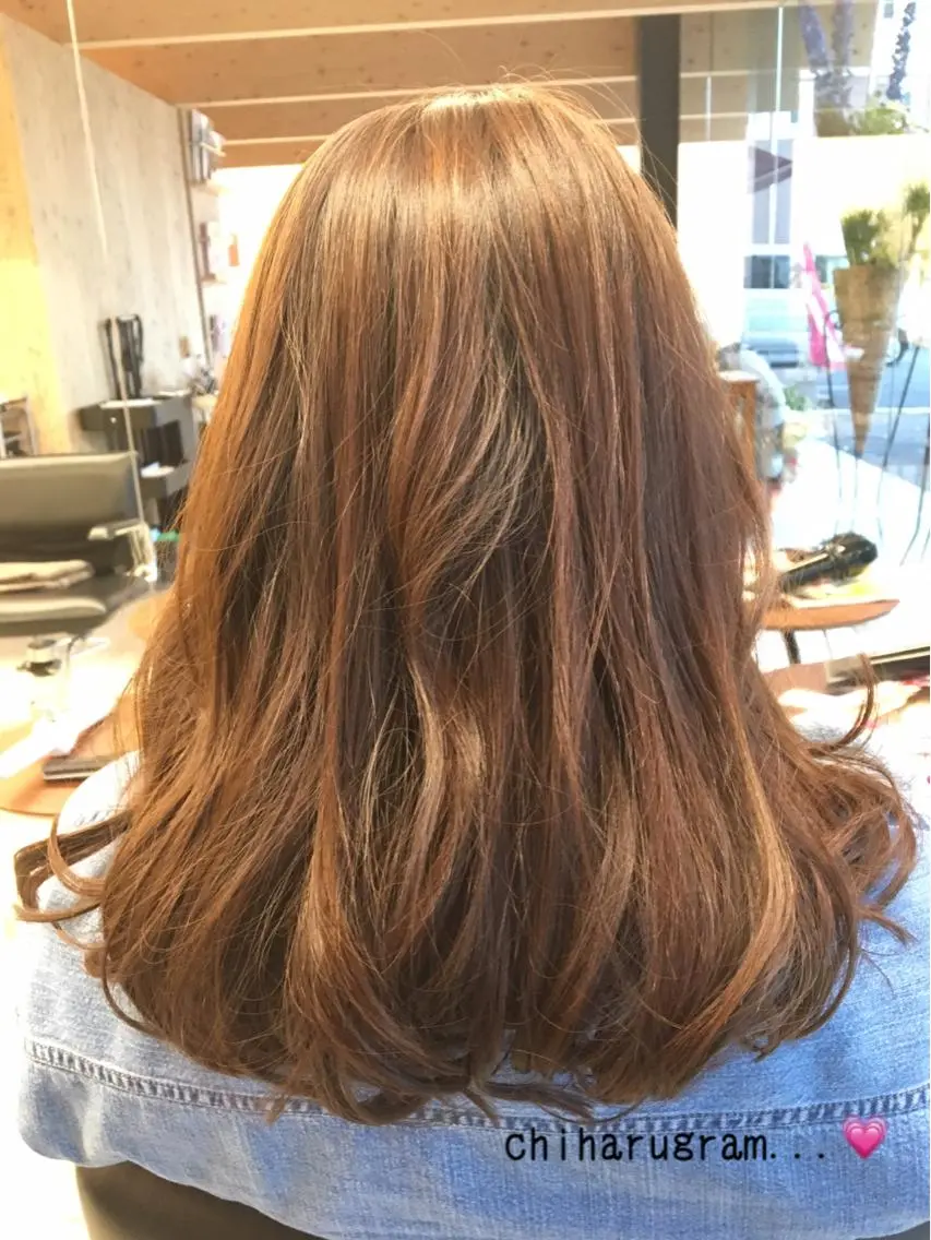 ミディアム c＆ ちはるのヘアスタイル