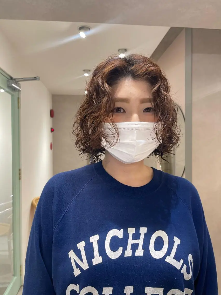 ショート パーマ ヘアアレンジ 早瀬裕之 パーマのヘアスタイル