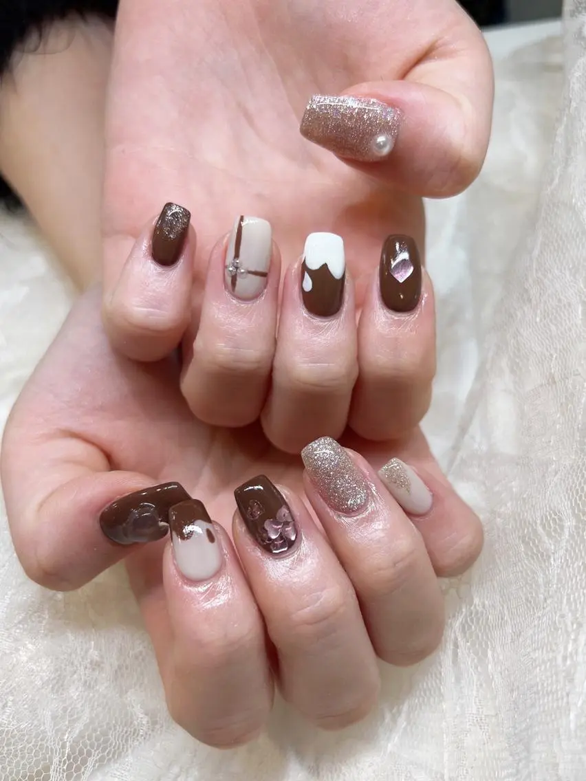 ネイル バレンタイン nailist yuiのネイルデザイン