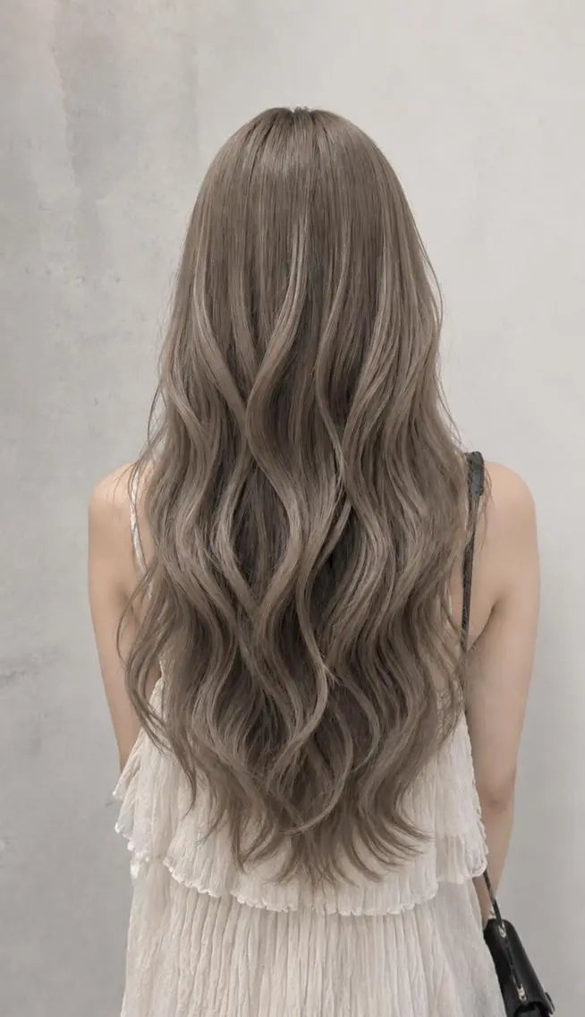 カラー カット ヘアカラー トリートメント 柔らかハイトーン/ 美髪💙ྀི/ミナルのヘアスタイル