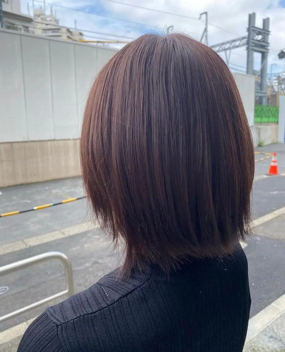 ミディアム カラー イルミナカラー 産休の為お休みです! 小島凜のヘアスタイル
