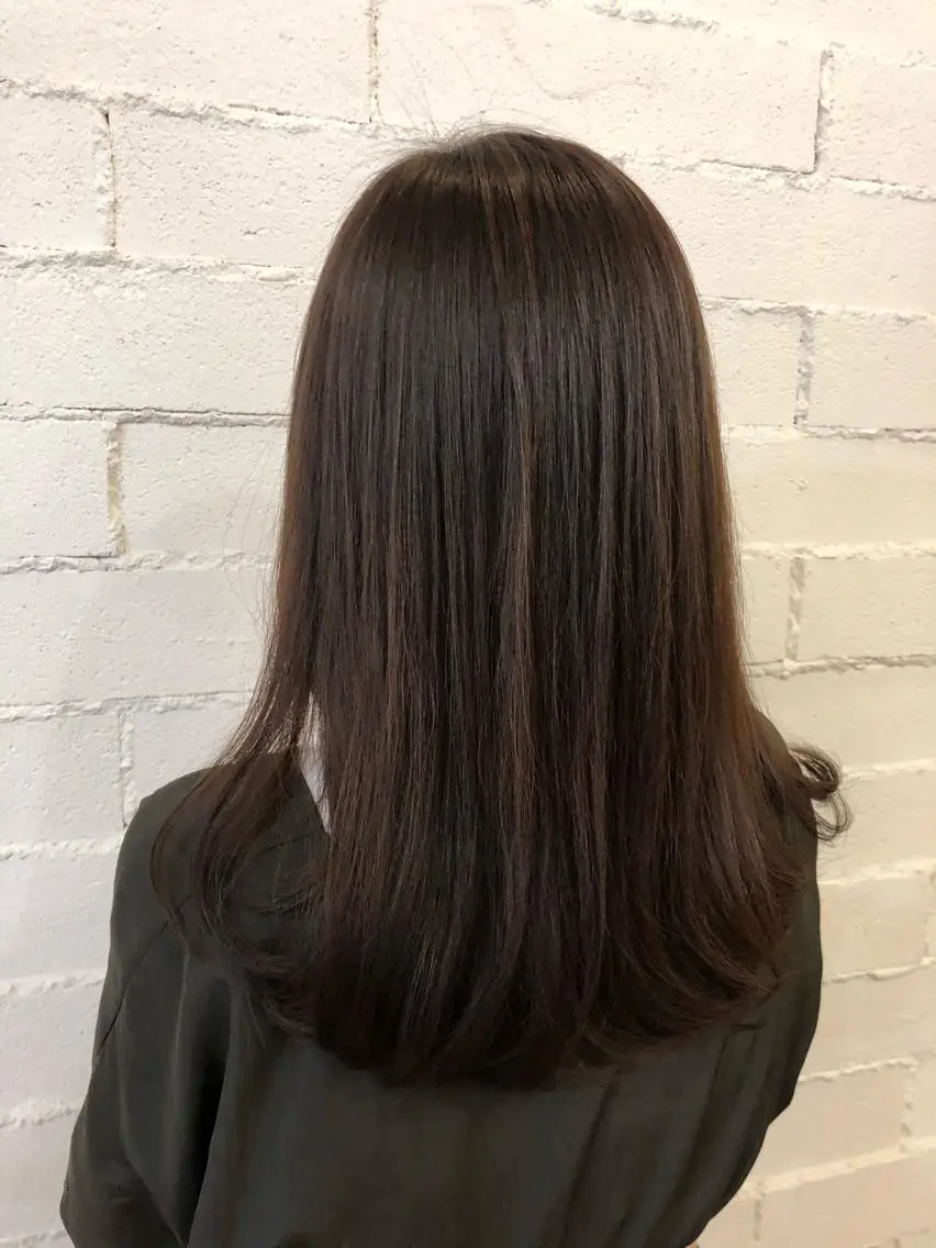 セミロング 口コミ評価4.9⭐︎ カワナベ　マサシのヘアスタイル