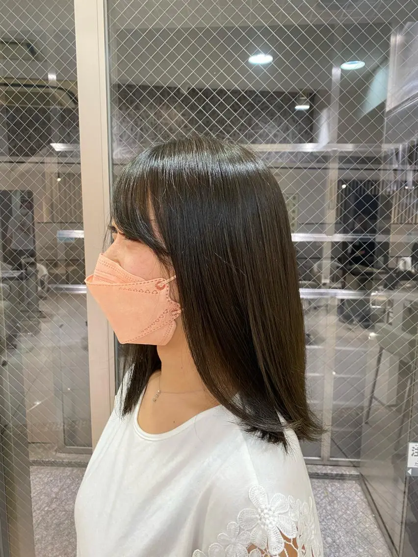 セミロング カラー カット ヘアカラー トリートメント Aujuaソムリエ ❤️‍🔥今吉 晃太のヘアスタイル