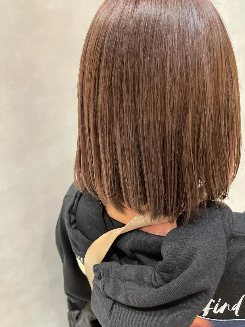 ミディアム カラー ベージュカラー グレージュ 髪質改善専門サロン/ 透明感カラー齊藤謙介のヘアスタイル