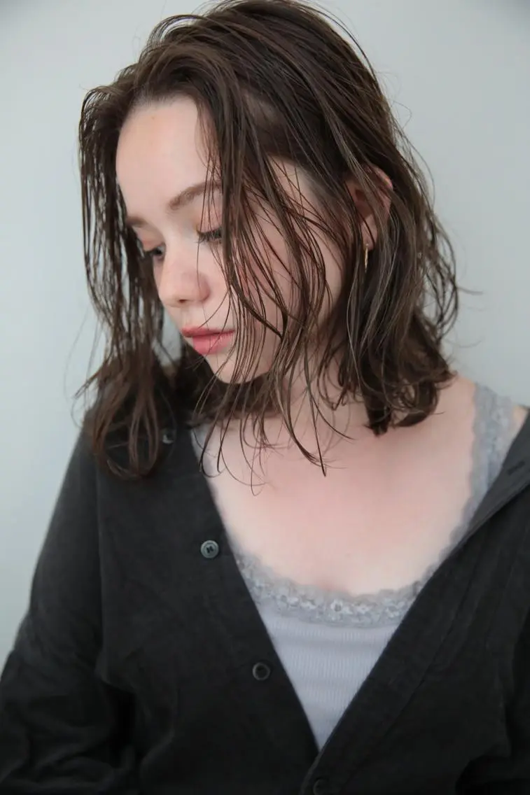 ショート カラー パーマ レイヤーカット✂️ 横浜No1♡下鳥翔子のヘアスタイル