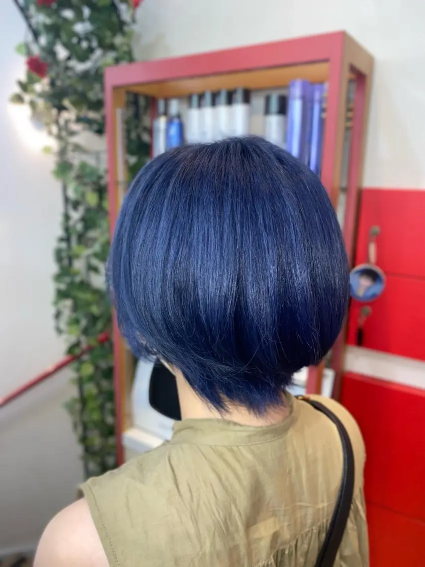 ショート ヘアカラー ゆぴ☾‪/推しカラー /ハイトーンのヘアスタイル