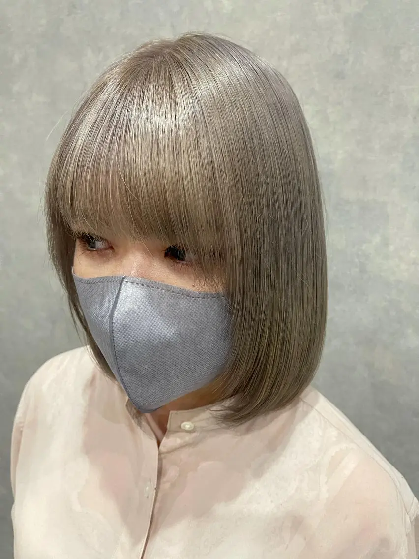 ショート カット ヘアカラー トリートメント 一ノ瀬 暁のヘアスタイル