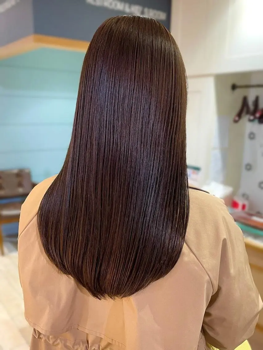 ミディアム パーマ 🐏みや🐏 セットモデルのヘアスタイル