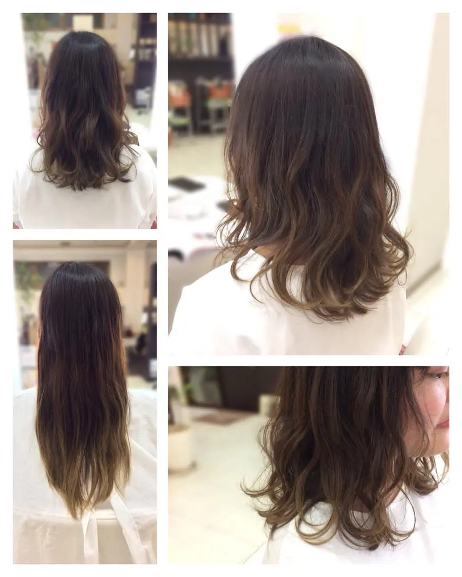 ミディアム いけだ ゆうのヘアスタイル