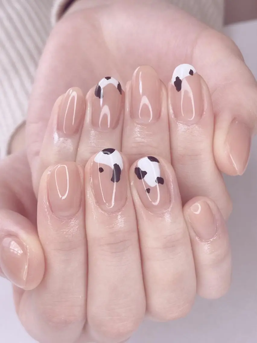 ネイル アニマル柄 アートネイル オーロラネイル 桜ネイル クリアネイル Nail Salon ertiのネイルデザイン