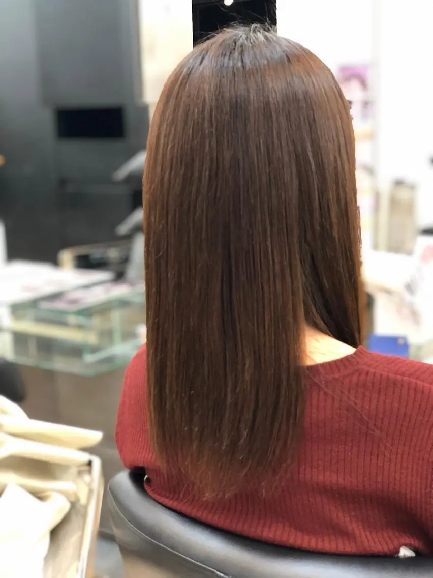 セミロング パーマ 斎藤 みくのヘアスタイル