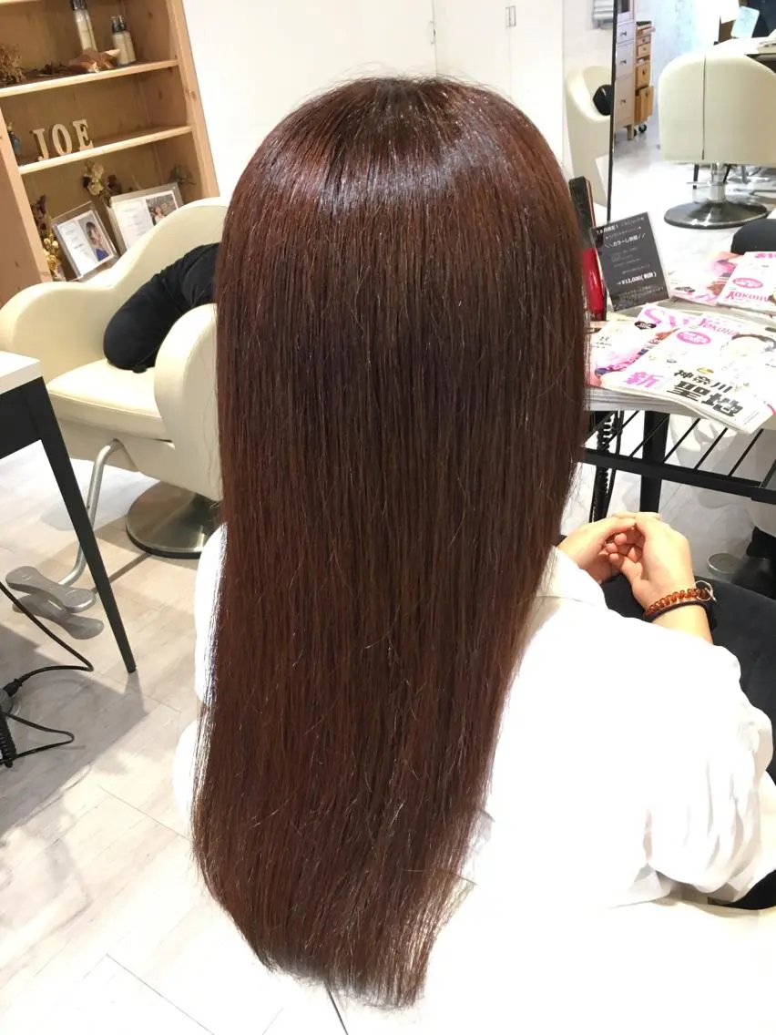 ロング カラー 金子 富士のヘアスタイル