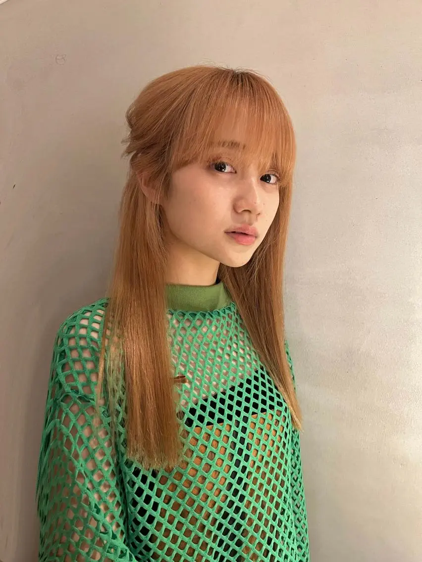 ロング ミルクティーベージュ outaのヘアスタイル