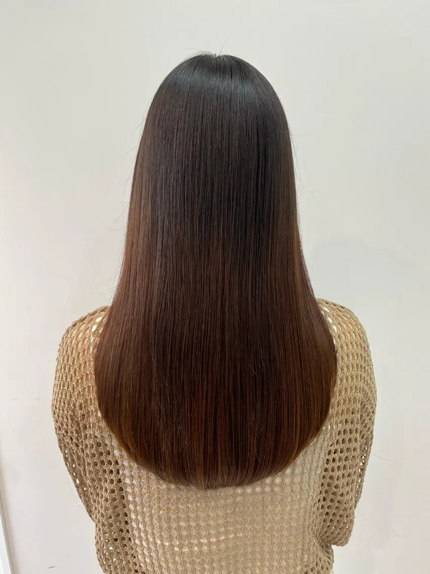 ロング カラー ヘアアレンジ ネイル マツエク・マツパ 髪質改善 トリートメント カット 縮毛矯正 ボブ、縮毛矯正👑 心斎橋/高城涼也のヘアスタイル