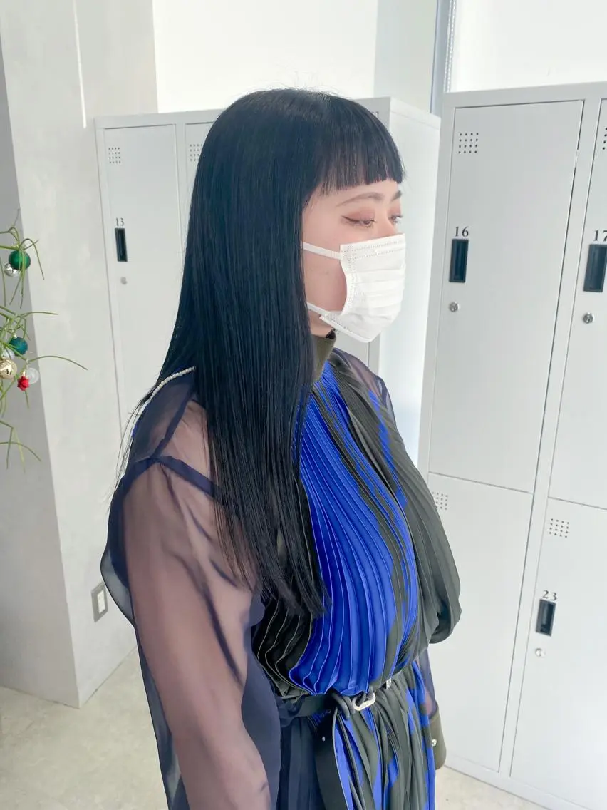 ロング カット ヘアカラー トリートメント 🌈モテ色 村上のぶきのヘアスタイル