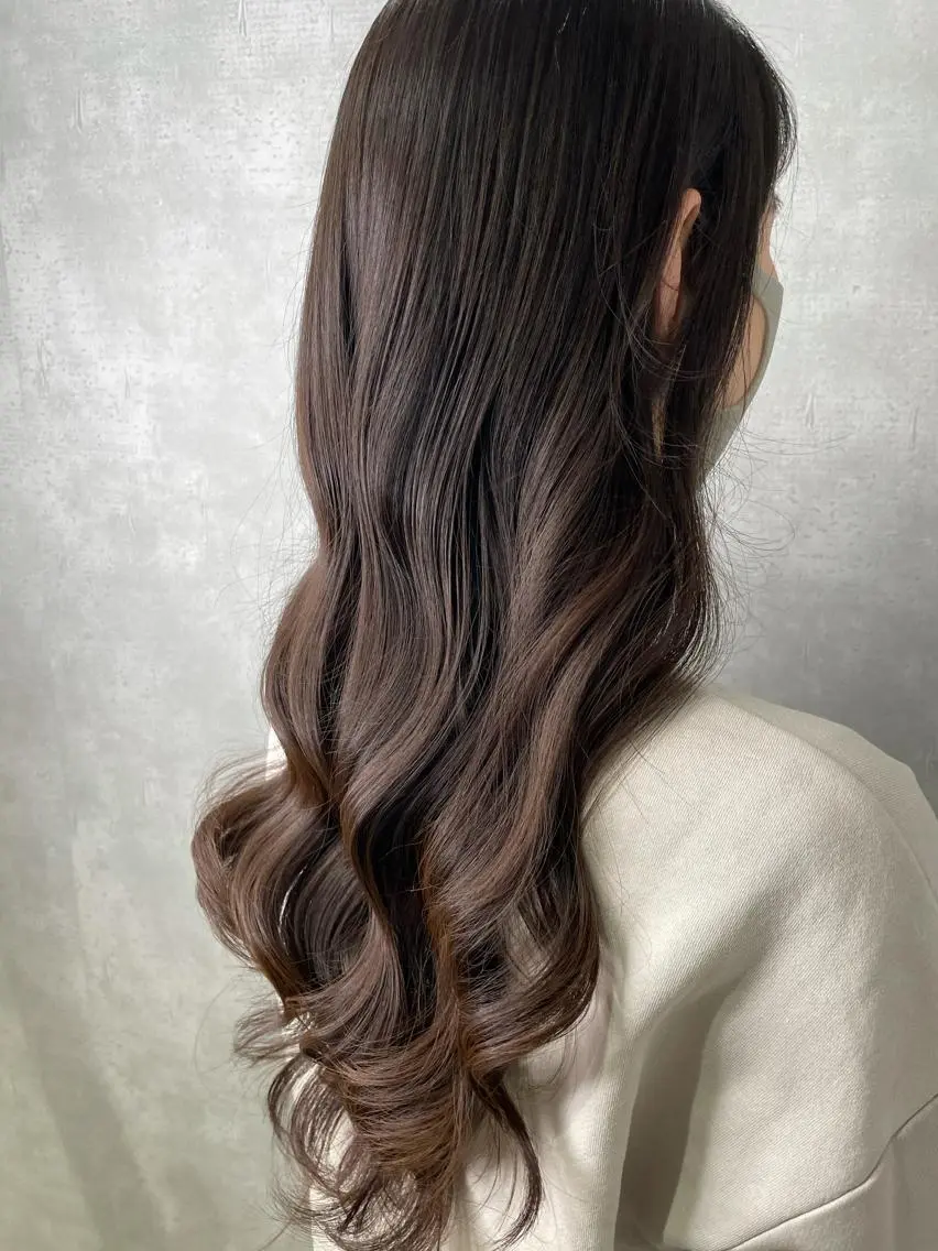 ロング カラー カット ヘアカラー トリートメント ヘアセット ✨髪質改善特化サロン ✨グシユキヤ✨のヘアスタイル