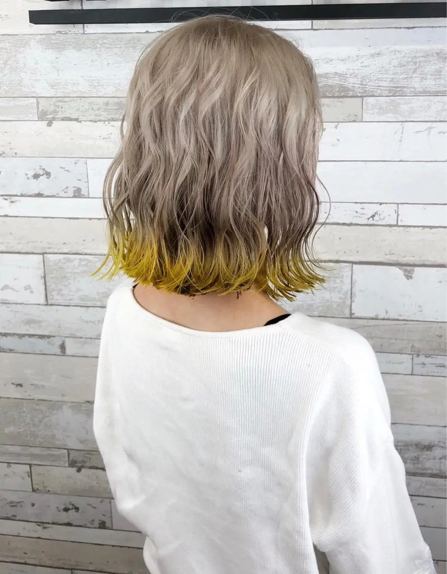 ミディアム カラー FUKUNAGA YUのヘアスタイル