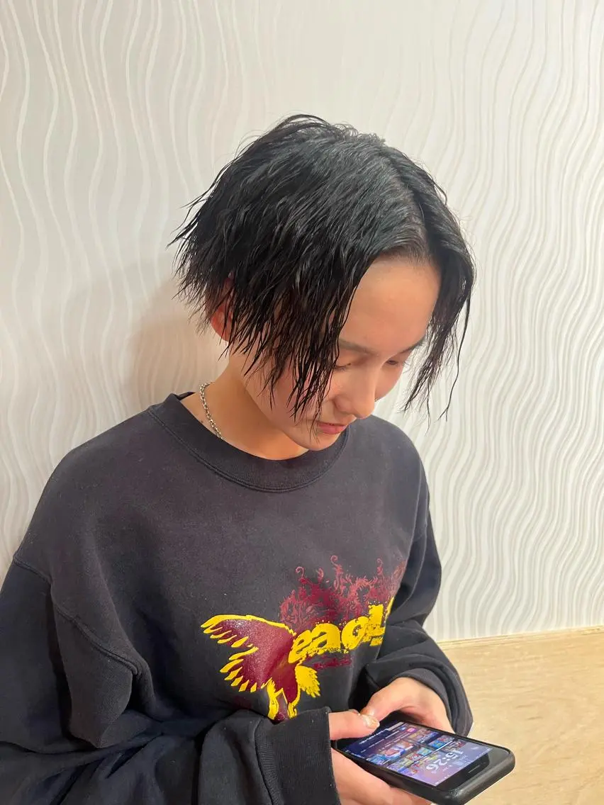 パーマ カット パーマ 西院LOOP sayakaのヘアスタイル