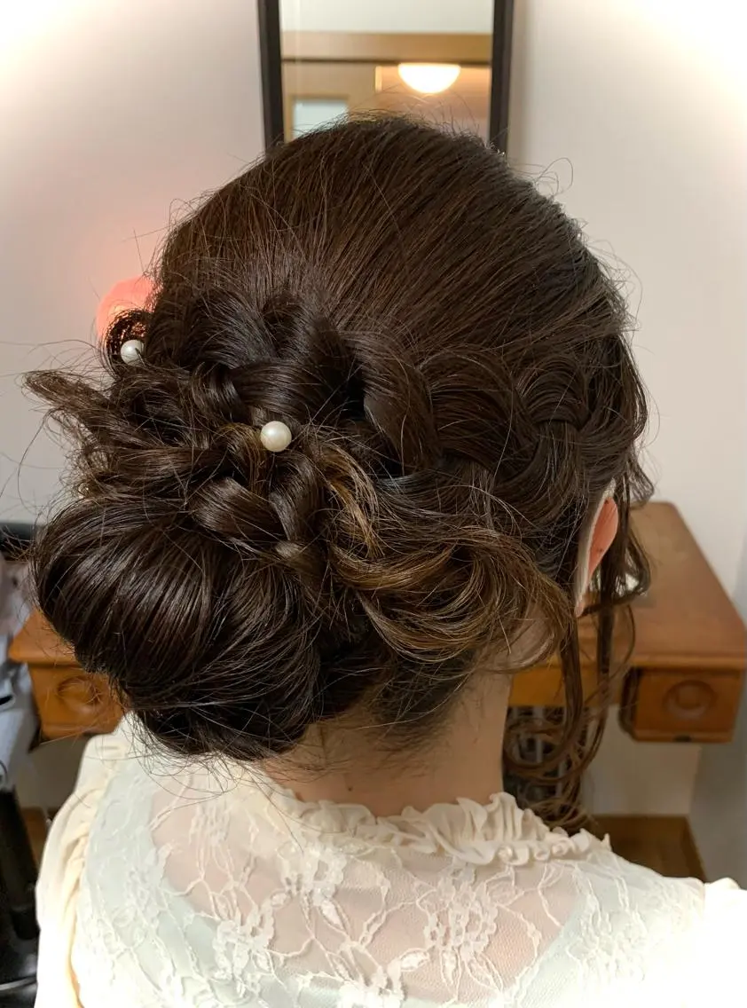 ヘアアレンジ 結婚式・ブライダル 橋口 由佳子のマツエク・マツパデザイン