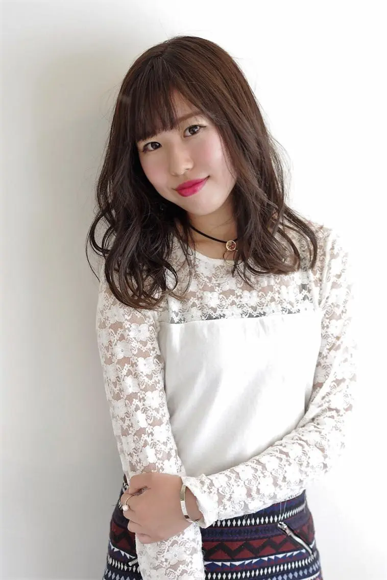 ミディアム 松田 光雄のヘアスタイル