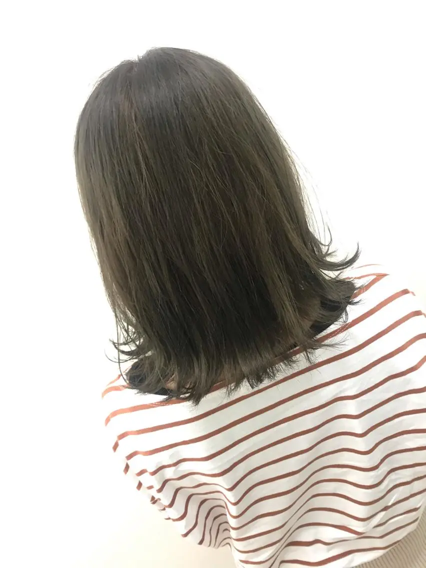 ミディアム カラー Rayt hair レイトヘアーのヘアスタイル