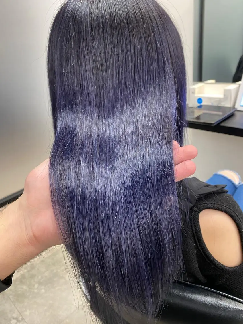 セミロング カラー 【艶髪×韓国風】 毛流れ職人 RYOのヘアスタイル