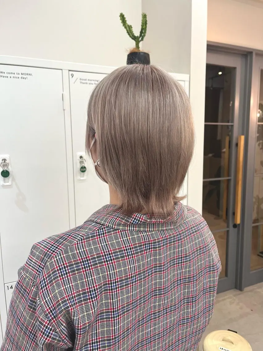 ショート カラー ブリーチ 神原 茉依🩰🪩のヘアスタイル