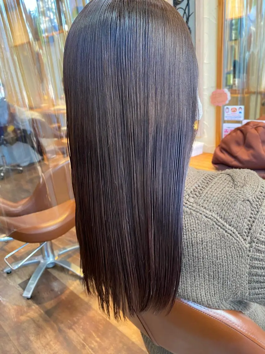 ロング カラー パーマ ヘアアレンジ メンズ キッズ ネイル マツエク・マツパ 🌈髪質改善・美髪矯 正・平野瀬乃🌈のヘアスタイル