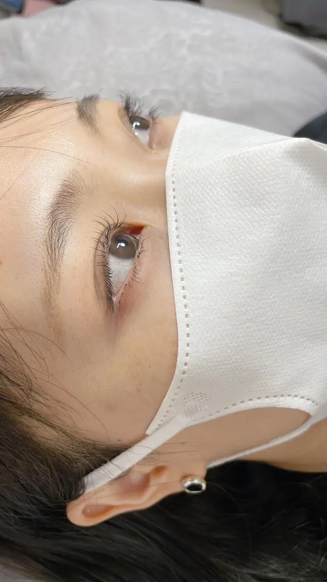 マツエク・マツパ カラーマツエク フラットラッシュ 下まつげエクステ Aranasalon Kasumi🌸のマツエク・マツパデザイン