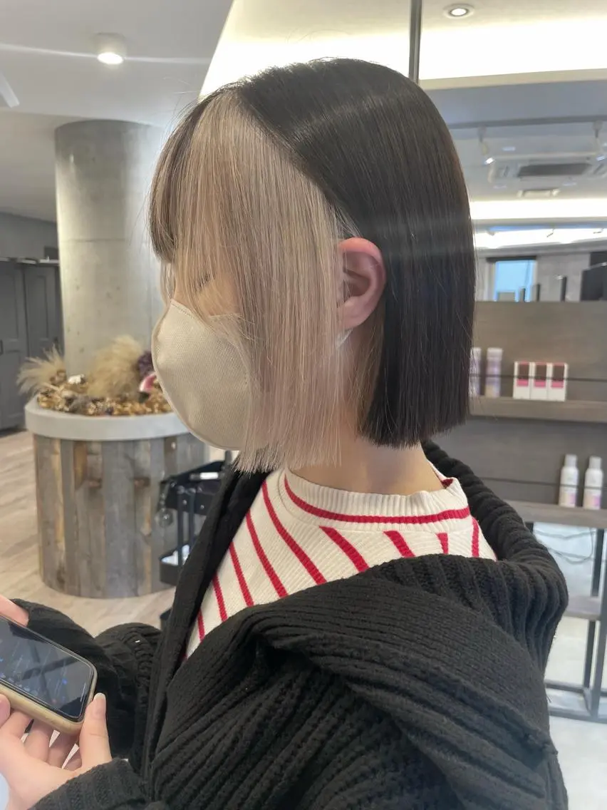 ミディアム ヘアカラー Loob.TOKYO MIYA🌈のヘアスタイル