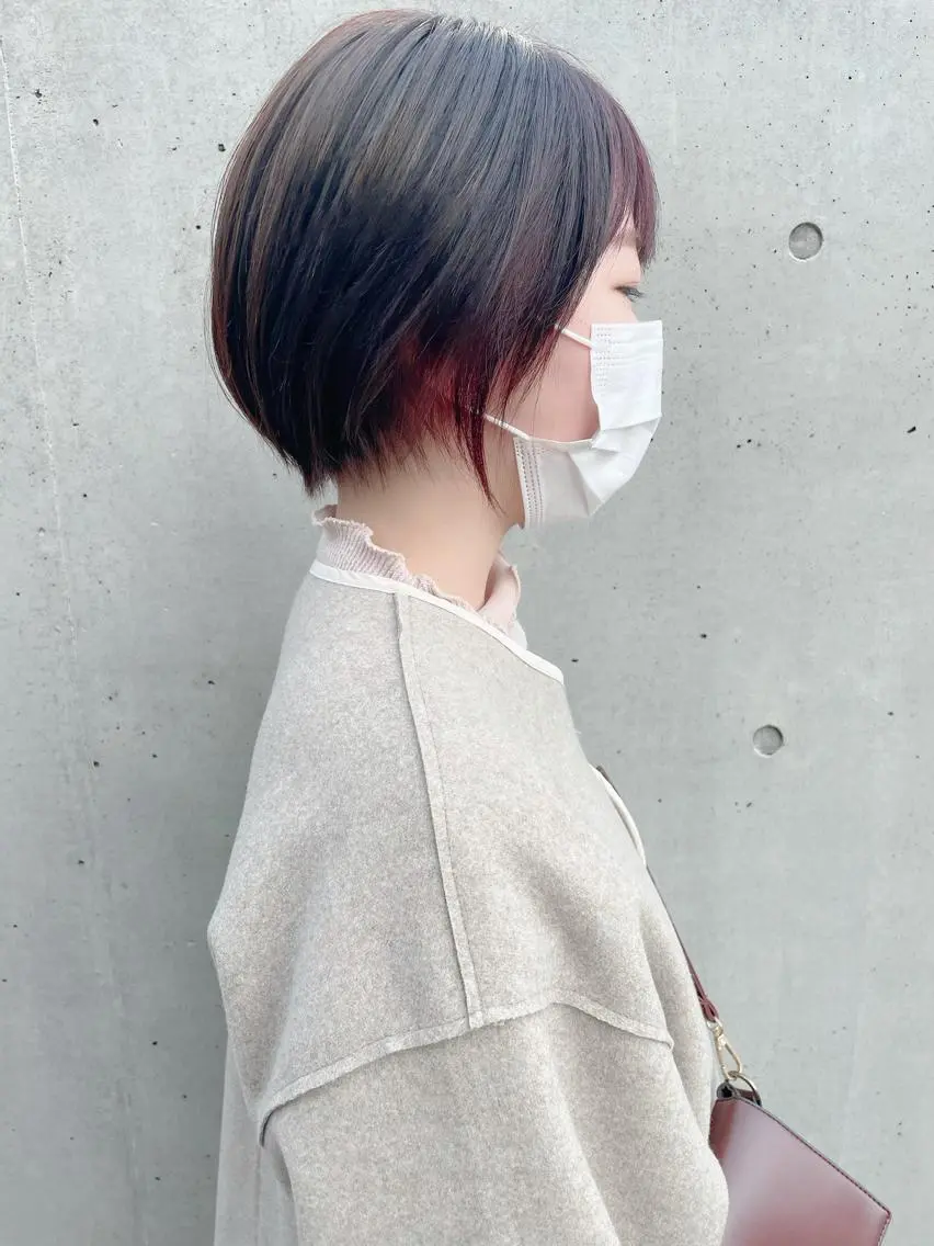 ショート カラー ショートヘア 小顔カット ✂️ショートの匠✂️ 國井慎平のヘアスタイル