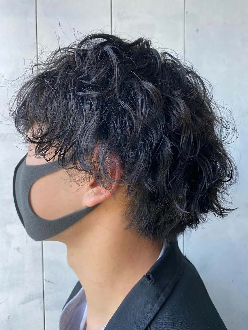 ショート パーマ メンズ カット パーマ メンズカットパーマ ✂️ JOYAのヘアスタイル