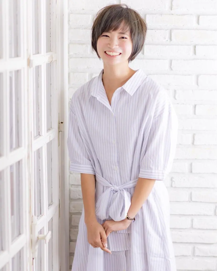 ショート ヘアカラー トリートメント ヘアセット 髪質改善&ブリーチ 伊勢 祐一郎のヘアスタイル