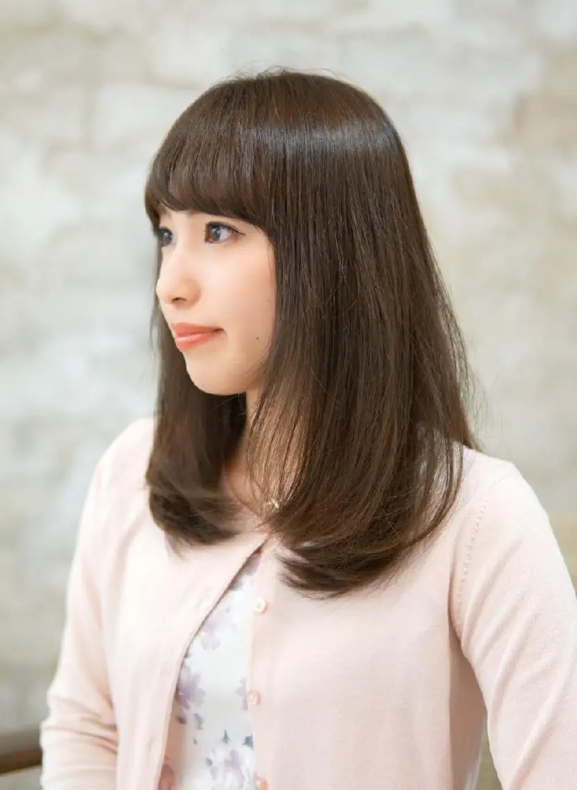 ミディアム 永野 良一のヘアスタイル