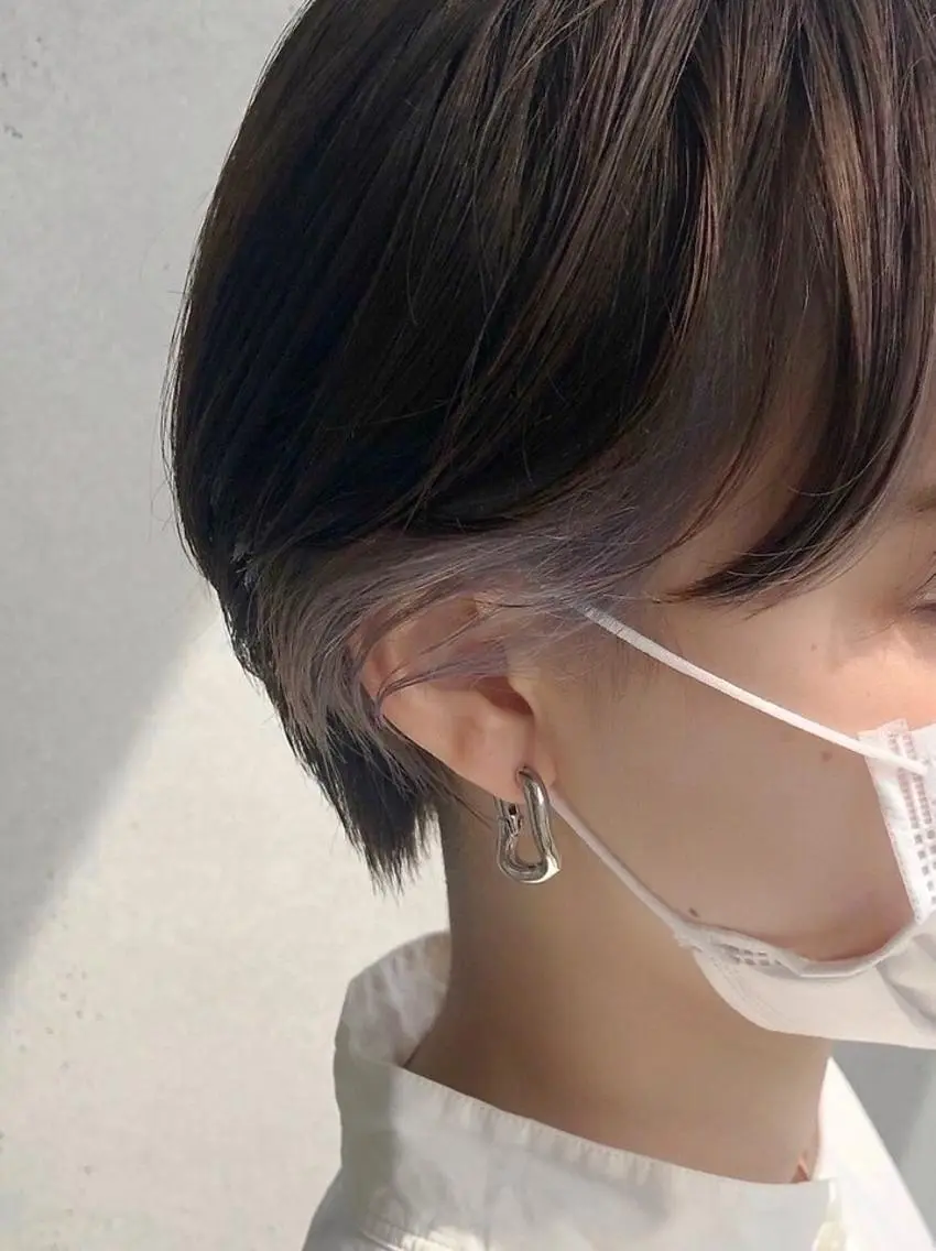 ショート ヘアカラー 💕モテベージュ 🧡NANAKO🧡のヘアスタイル