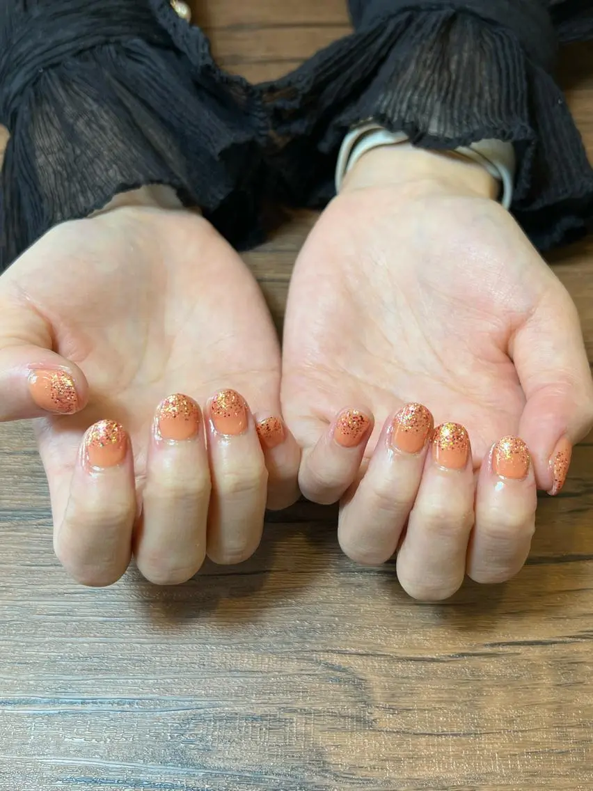 ネイル ラメ(グリッター) ラメグラデーション ハンドネイル HENRIETTA NAILSALONのネイルデザイン