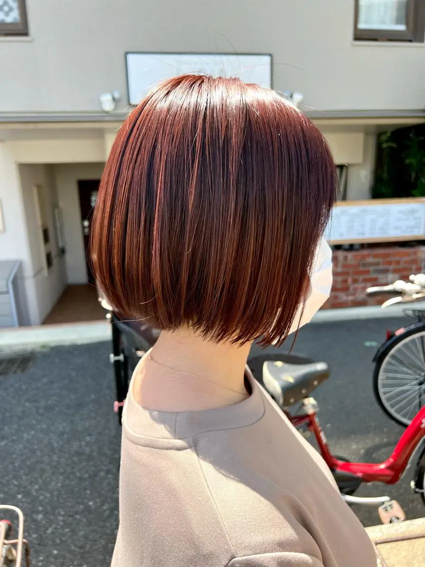 ショート ボブ 【ioe岡本】🐶 向井歩のヘアスタイル