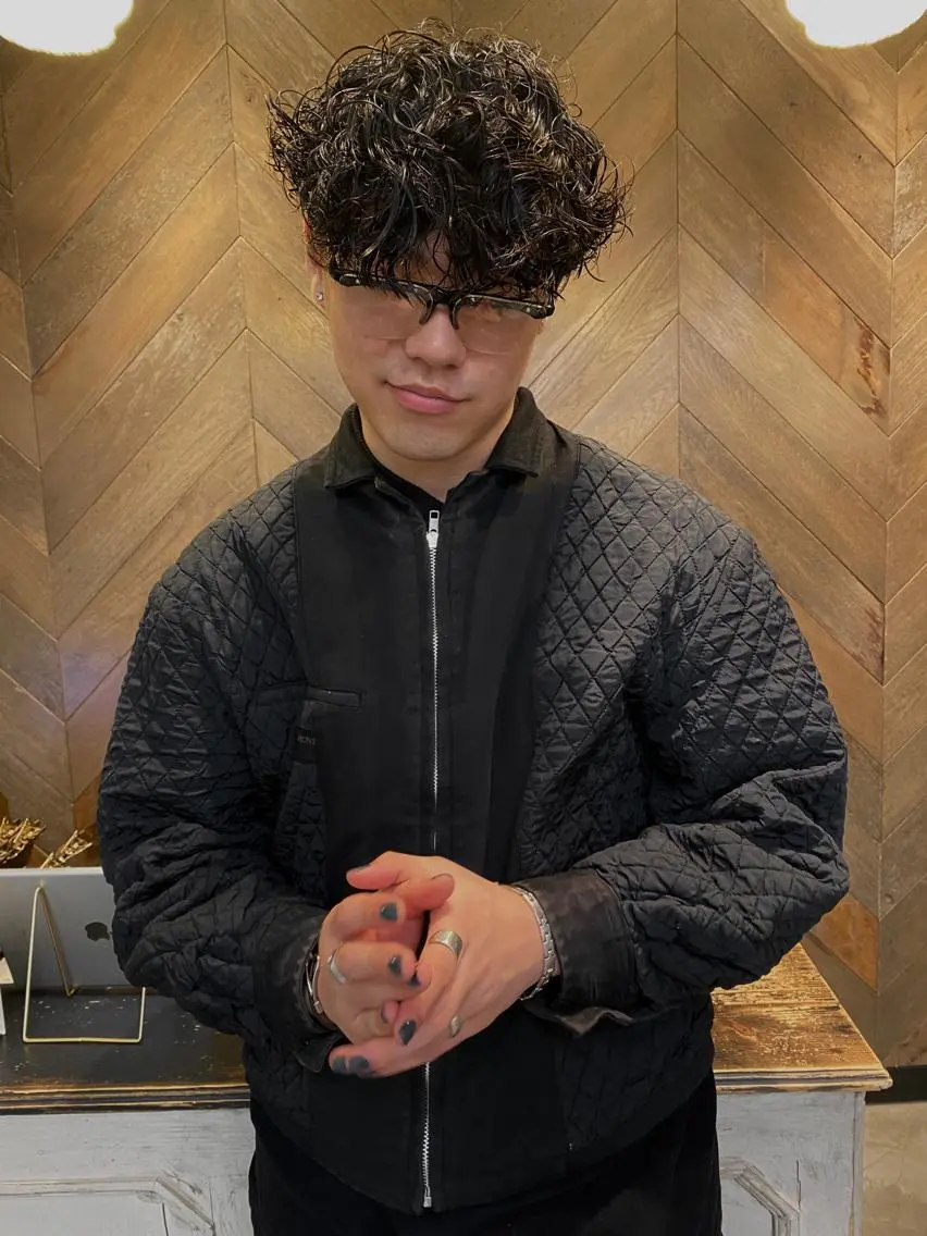 メンズ カット パーマ 🔥ショート特化 masaki🔥のヘアスタイル